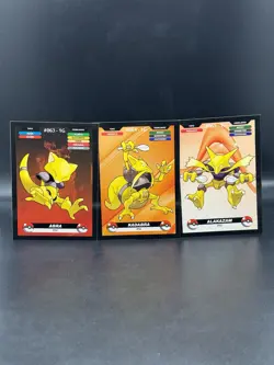 Abra Kadabra Alakazam Creasler Cards Set Of 3 - Image 1