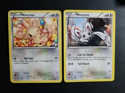 Minccino RC18/RC25 HP & Minccino 104/113 VLP - Legendary Treasures Pokemon Cards - Image 1