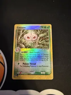 Cascoon 26/109 Ex Ruby and Sapphire Reverse Holo 2003 E Series Pokemon Card - Image 1