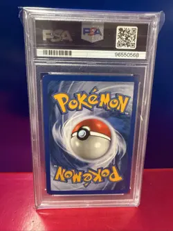 2002 Pokemon Legendary Collection Gastly Reverse Holo Foil Card PSA 8 - Image 2