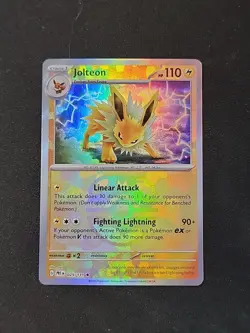 Pokemon TCG Prismatic Evolutions Jolteon Card Master Ball 29/131 - Image 1