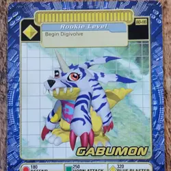 Gabumon BO-116 Digimon Vintage 2000 Bandai Digi-Battle Trading Card Series 3 - Image 1