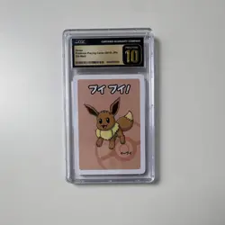 Pokemon TCG Eevee Playing Cards (2019) JPN Old Maid CGC 10 Japanese Card - Image 1