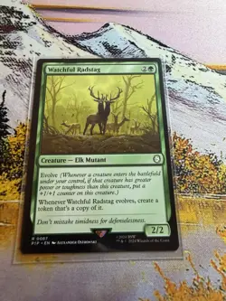 Watchful Radstag Fallout MTG Universes Beyond Mtg - Image 2
