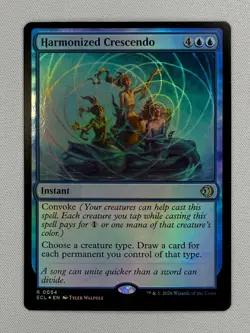 MTG Harmonized Crescendo - Lorwyn Eclipsed (ECL) Foil Rare - Image 1