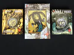 Pinfinity MTG AR Enhanced Sliver Overlord Commander Token, Harmonic, Metallic - Image 1