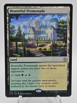 MTG, Bountiful Promenade Commander Legends: Battle for Baldur's Gate Regular NM - Image 1