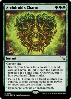 Foil - Archdruid's Charm - 151 / NM / English MTG - Image 1