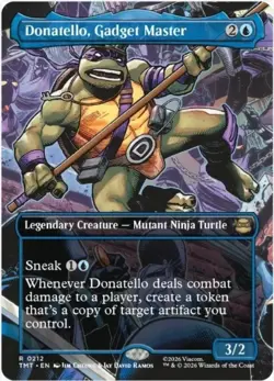 Donatello, Gadget Master (Borderless, #212, NM) Teenage Mutant Ninja Turtles - Image 1