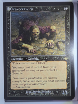 Gravecrawler (Retro Frame) - R380 - MTG - Innistrad Remastered (INR) - Image 1