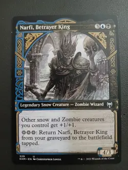 MTG - Narfi, Betrayer King (Showcase) Kaldheim Regular NM FREE AND FAST SHIPPING - Image 1
