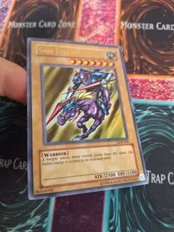 Yugioh Gaia The Fierce Knight LOB-006 Ultra Rare Unlimited Near Mint - Image 2