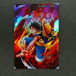 S5399 Monkey D. Luffy SR HOLO Japanese One Piece Wafer Card F26 - Image 1