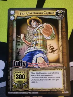 2006 One Piece CCG Luffy CH060 THE ADVENTUROUS CAPTAIN FOIL - Image 1