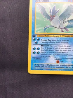 Pokemon Cards: Fossil 1st Edition Rare: Articuno 17/62 - Image 5
