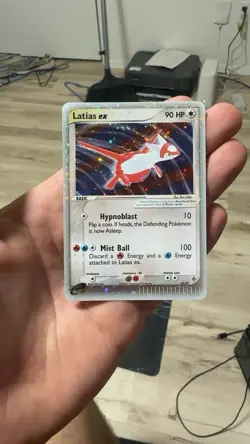 Pokemon Latias EX Dragon TCG Rare Card 93 NM Condition Near Mint 3 FULL SWIRLS - Image 1