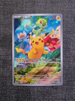 Pikachu - Promo Holo SV: Scarlet & Violet Promo Cards 027 NM Pokemon TCG - Image 1