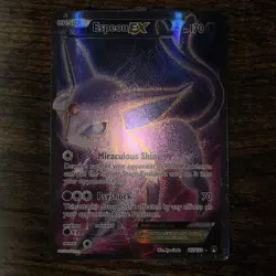 Espeon EX Full Art Holo Pokemon Card TCG 117/122 XY Breakpoint 2016 - Image 2