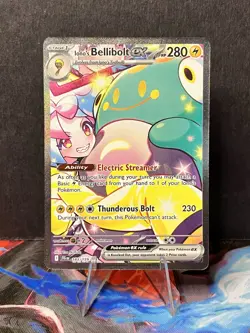 Pokemon TCG Iono's Bellibolt EX Journey Together Ultra Rare Holo Card 183/159 - Image 2