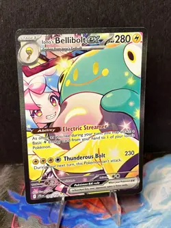 Pokemon TCG Iono's Bellibolt EX Journey Together Ultra Rare Holo Card 183/159 - Image 3
