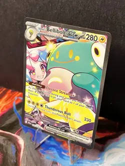 Pokemon TCG Iono's Bellibolt EX Journey Together Ultra Rare Holo Card 183/159 - Image 4