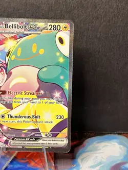 Pokemon TCG Iono's Bellibolt EX Journey Together Ultra Rare Holo Card 183/159 - Image 5