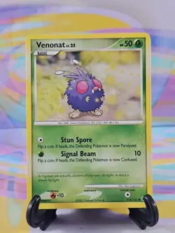 Pokemon TCG Secret Wonders Card | Venonat Lv. 25 116/132 Common - Image 1