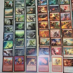 GREEN & RED ***BURN SPELLS*** Custom COMMANDER MAGIC DECK Whole 100 MTG Cards - Image 3