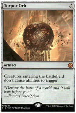 MTG Outlaws of Thunder Junction: The Big Score Torpor Orb 0027 Mythic - Image 1
