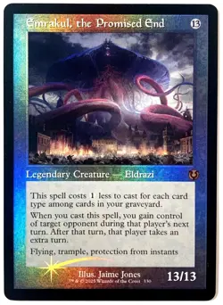 Retro FOIL Emrakul the Promised End - MtG Innistrad Remastered - NM - Image 1