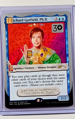 2022 MTG Magic the Gathering Magic 30th Promo #1 Richard Garfield Ph. D. PhD - Image 1