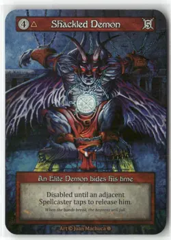 Shackled Demon Sorcery Contested Realm Gothic NM Regular - Image 1