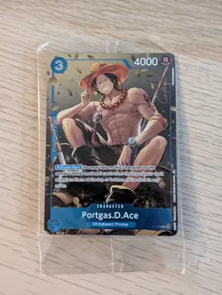 One Piece TCG Portgas D Ace P-074 - Tin Set Vol 2 Foil - Sealed English Promo - Image 1