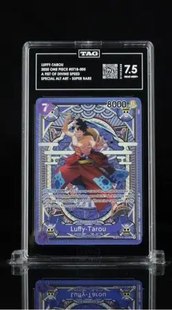 One Piece Luffy-Tarou SP OP11 a Fist of Divine Speed English TAG Near Mint+ 7.5 - Image 1
