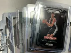 Lot of (9) Victor Wembanyama Rc Rookie Basketball Cards - Image 1