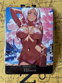 Hibana Fire Force hentai Anime Doujin Waifu ACG Custom Card - Image 1