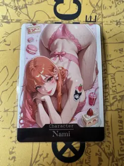 Nami One Piece Hentai Anime Doujin Waifu ACG Custom Card - Image 1