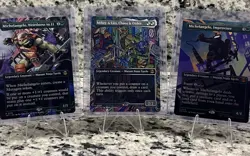 MTG TMNT Foil Michelangelo, Improviser/Weirdness to 11 (7 card lot) see details - Image 1