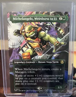 MTG TMNT Foil Michelangelo, Improviser/Weirdness to 11 (7 card lot) see details - Image 2