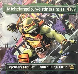 MTG TMNT Foil Michelangelo, Improviser/Weirdness to 11 (7 card lot) see details - Image 4