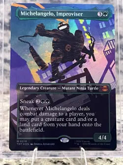 MTG TMNT Foil Michelangelo, Improviser/Weirdness to 11 (7 card lot) see details - Image 5