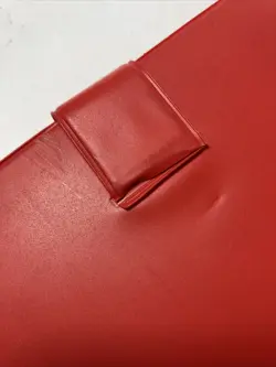 Vintage 1999 Pokemon Pikachu Red Binder TCG Album Snap 30 Page Card Holder EMPTY - Image 5