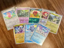 Pokemon Sv: Black Bolt - Pokeball 8 CARD LOT - Image 1