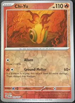 Chi-Yu 039/167 Sv06: Twilight Masquerade Reverse Holo - Pokemon Card - Image 1