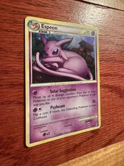 Pokemon Espeon Holo Rare TCG Card 4/95 Call of Legends Series 2011 - Image 2