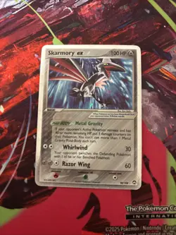 Pokemon TCG Skarmory EX Holo Ultra Rare Power Keepers Vintage Card 98/108 - Image 1