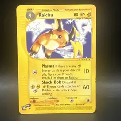 Pokemon Card - Raichu Expedition 61/165 Non-Holo - Image 1
