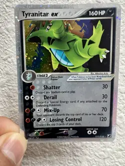 Tyranitar EX Holo Ultra Rare Card Unseen Forces 111/115 MP - Image 1