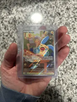 Pokemon TCG Minun Card 194/182 Paradox Rift IR Holo NM Condition - Image 3