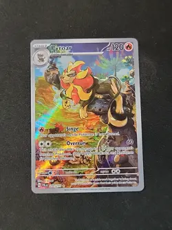 Pokemon Pyroar TCG Holo Card Illustration Rare Card 200/193 Sv02: Paldea Evolved - Image 1